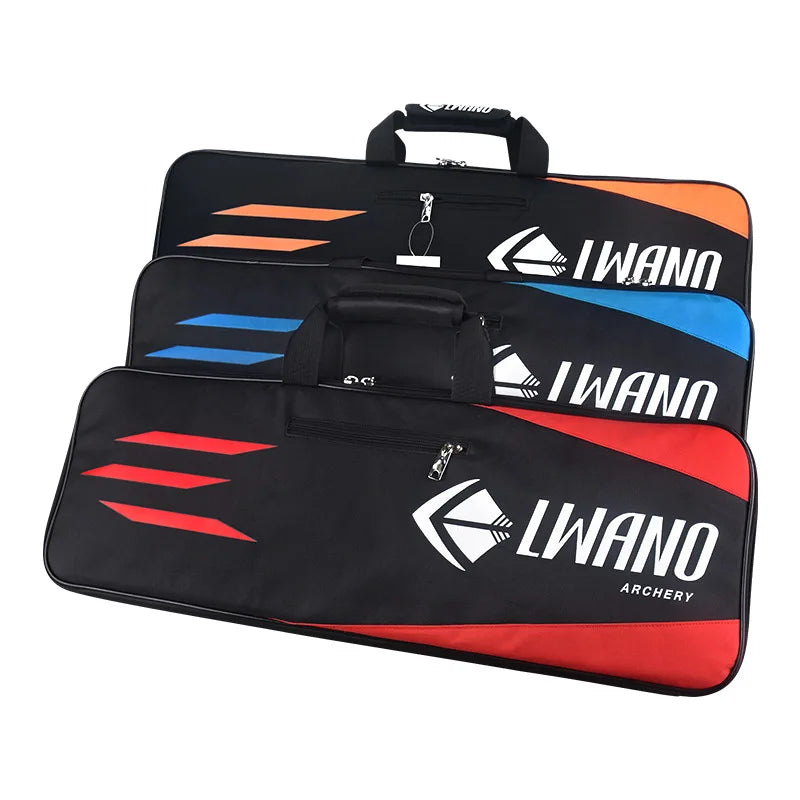 Portable Recurve Bow Bag – Canvas Split Bow Case for Outdoor Archery, 70x24x6cm