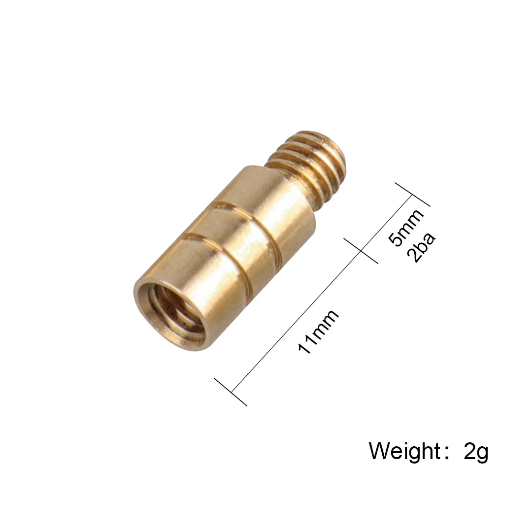 3PCS 2g Dart Weight Accentuator – 2BA Thread Copper Dart Accessories