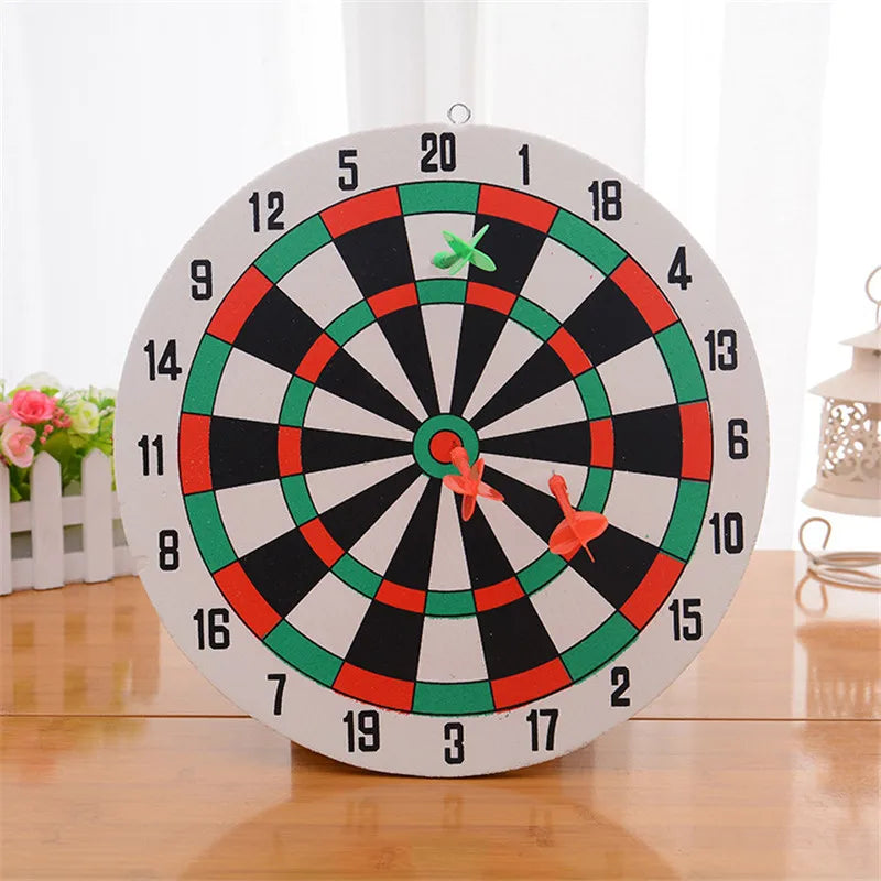 29.5cm Dual-Sided Foam Dartboard Set – Wall-Mounted Toy Darts Game