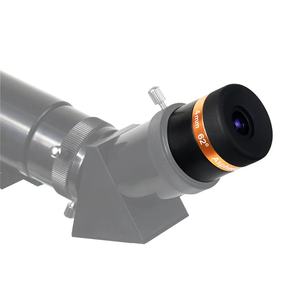 62° Aspheric Wide Angle Eyepiece – Fully Coated HD Optics for 1.25" Telescopes