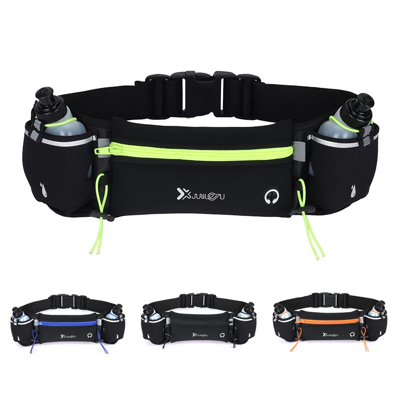 Running Waist Pack with Bottle Holders – Trail & Marathon Fitness Belt