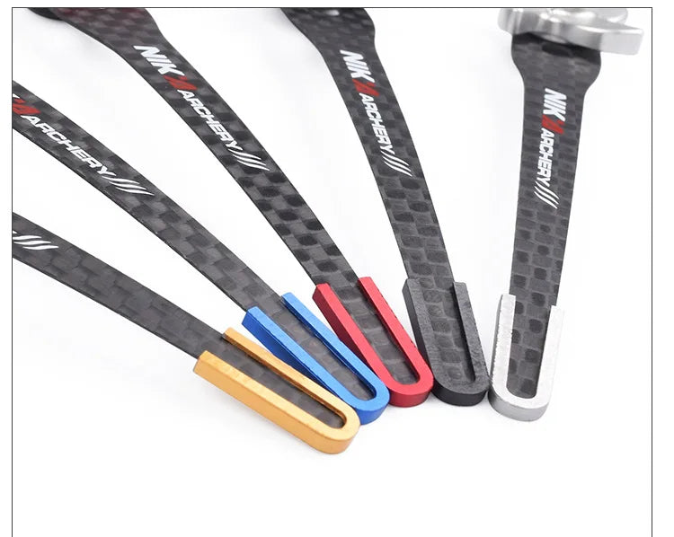 NIKA ARCHERY Recurve Bow Clicker – Adjustable Carbon Clicker for Precision Shooting