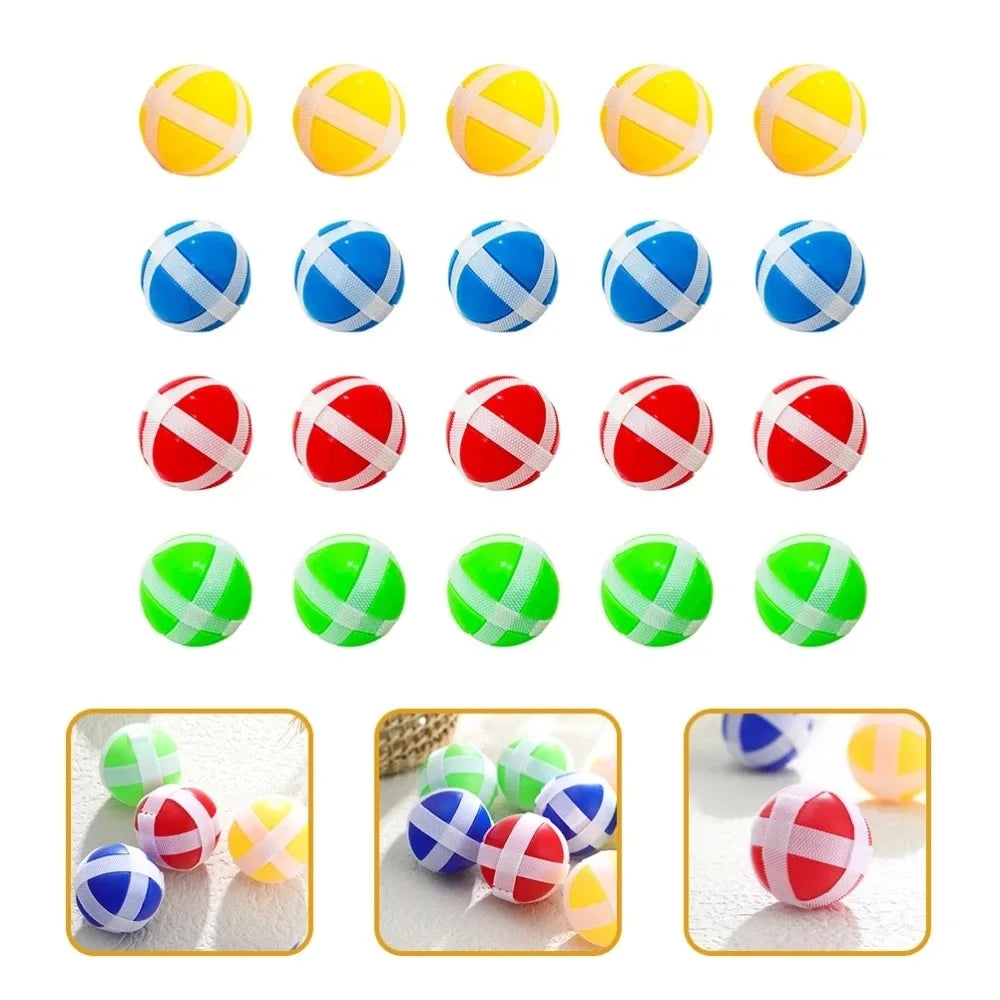 30pcs sticky dart balls – Safe Velcro balls for kids' dart games and active play