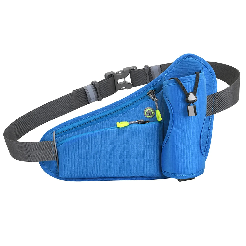 Running Waist Bag with Reflective Strip – Unisex Sports Fanny Pack for Cycling & Jogging