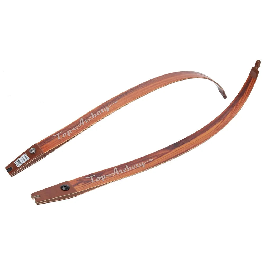 20–60lbs ILF bow limbs – bamboo core with carbon and fibreglass for 19" risers (62" setup)