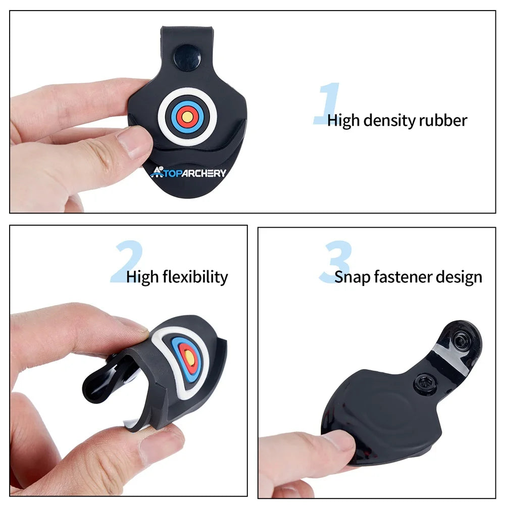 Recurve Bow Limb Protector – Durable Rubber Pad for Longbow Hunting & Shooting