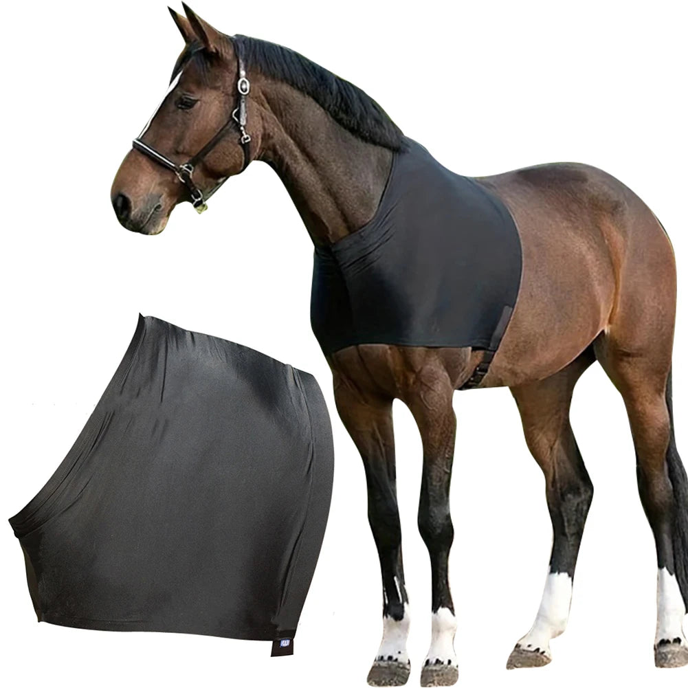 Anti-Rub Horse Shoulder Guard with Stretch Fabric for Comfort and Protection