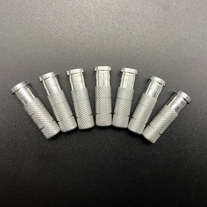 50pcs Aluminium Inserts for 6.2mm ID Carbon Arrow Shafts – Archery Hunting Use
