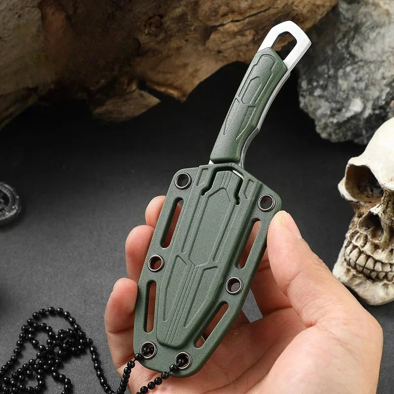 Outdoor Mini EDC Knife – Compact Multitool Neck Knife for Camping