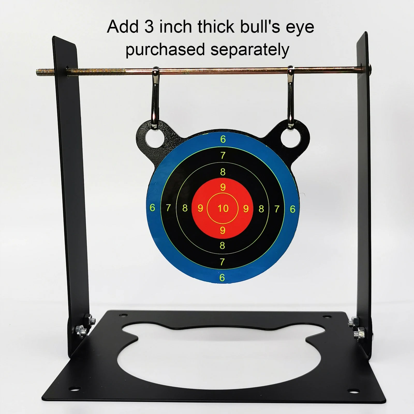 Target Trainer 10cm Steel Bear Shape Hanging Target – Durable Outdoor Shooting Practice Target