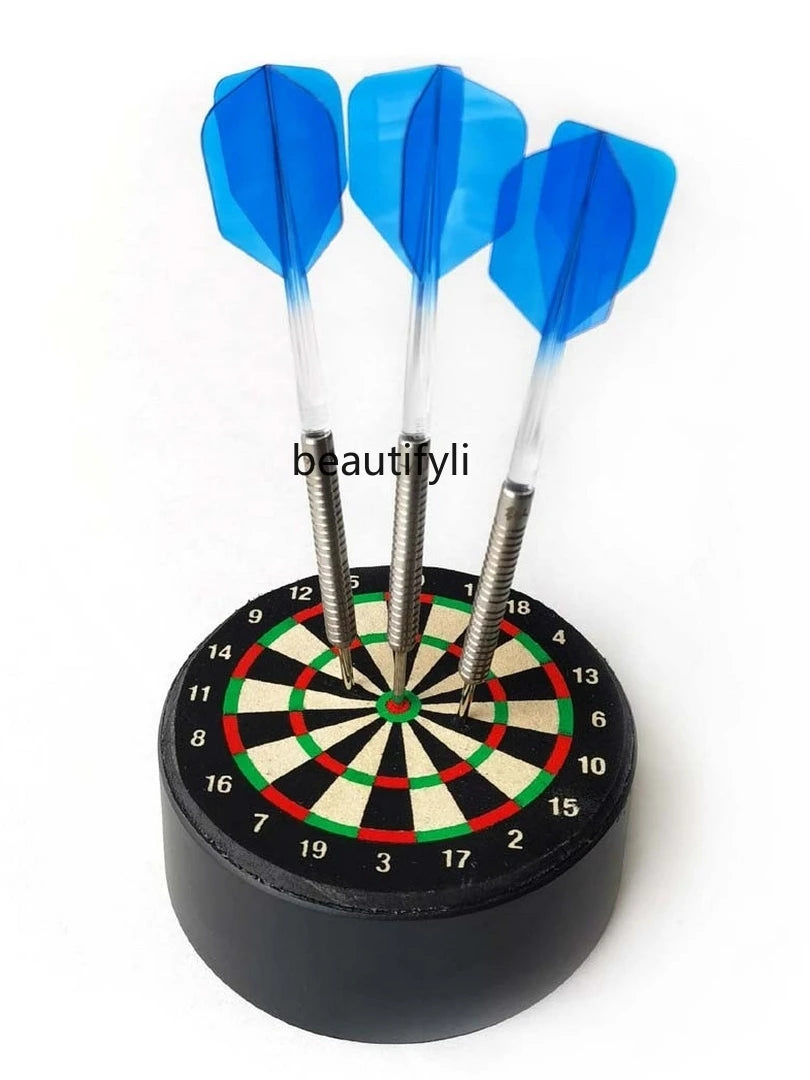 Mini Dart Board Stand – 10cm Hemp Display Base for Darts or Target Practice