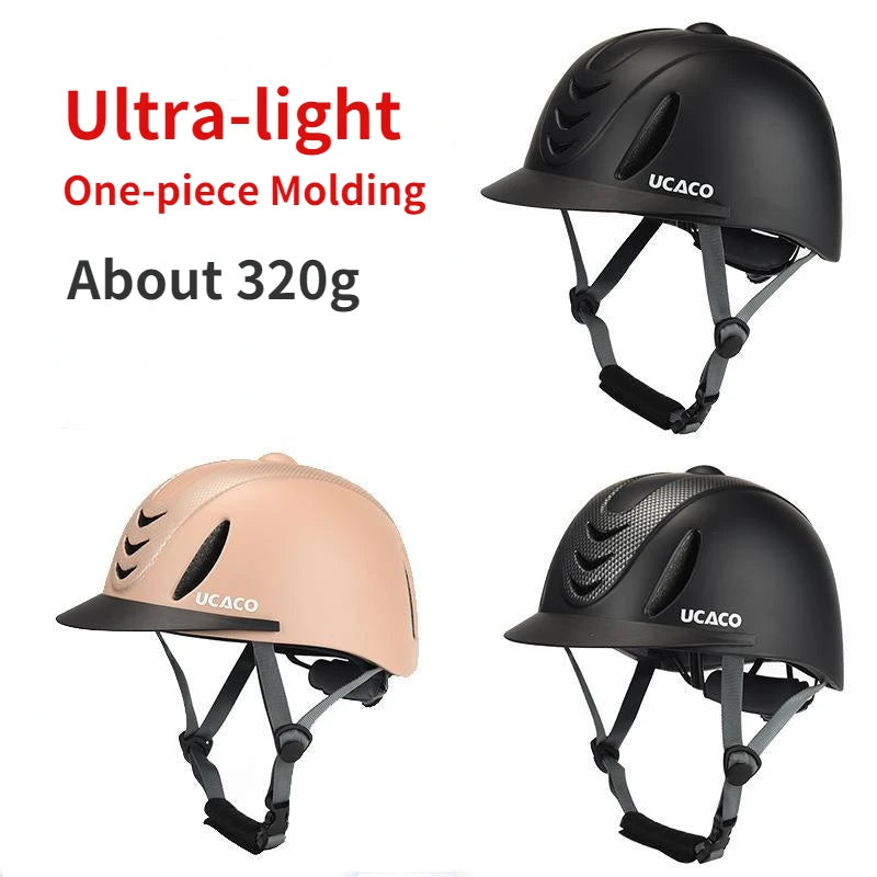 Equestrian Helmet – Ultra-Light Adjustable Horse Riding Helmet for Adults & Children