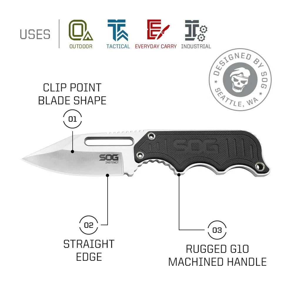 Mini Pocket Fixed Blade Knife – Compact Outdoor Tool for Everyday Carry