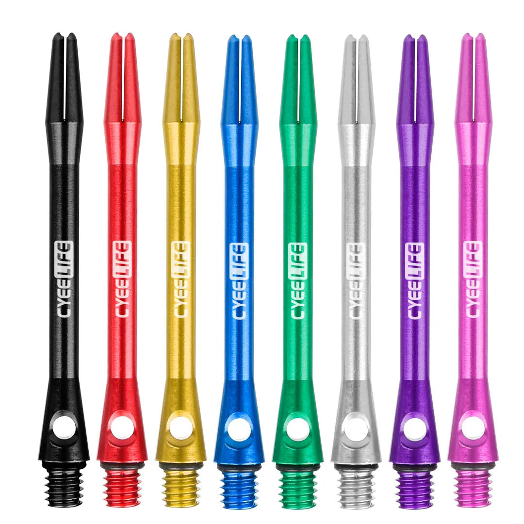 CyeeLife 48mm Aluminium Dart Shafts, 6pcs Durable 2BA Accessories, Durable, Lightweight and Strong