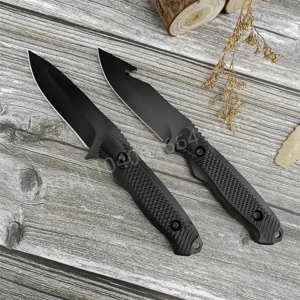 Fixed Blade Tactical Knife, 5CR13MOV Stainless Steel Hunting Survival Knife, ABS Handle Tactical
