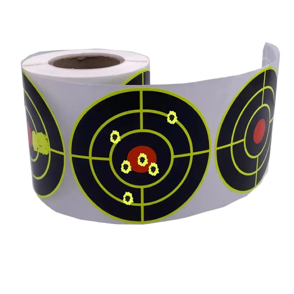 200pcs Self-Adhesive Splatter Target Stickers – 7.6cm Reactive Shooting Practice for Guns & Airsoft