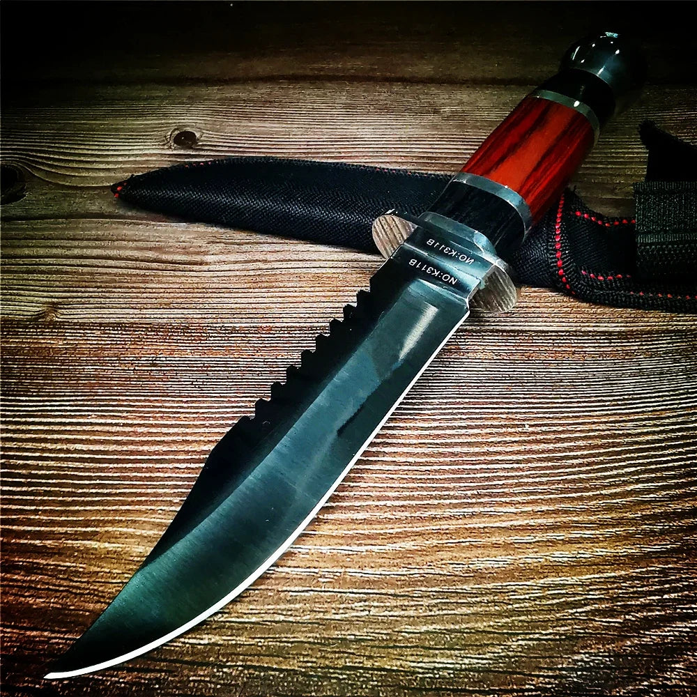 27CM Multi-function Knife – Stainless Steel Hunting Knife for Outdoor Use
