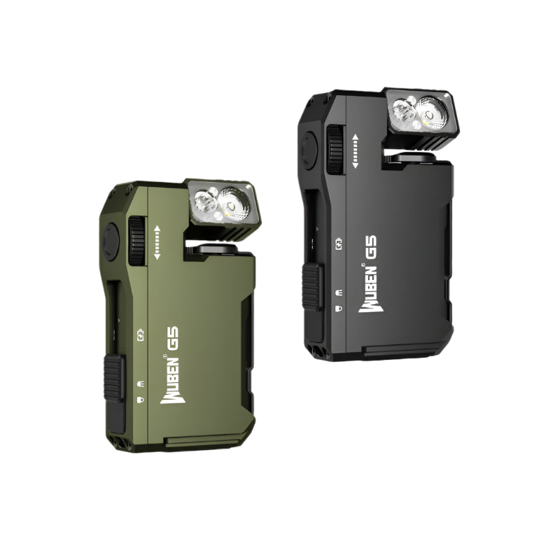 G5 Mini EDC Flashlight – 400 Lumens, Rechargeable, Magnetic Tail
