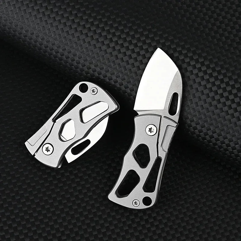 D2 Stainless Steel Mini Folding Knife – Compact EDC Pocket Tool