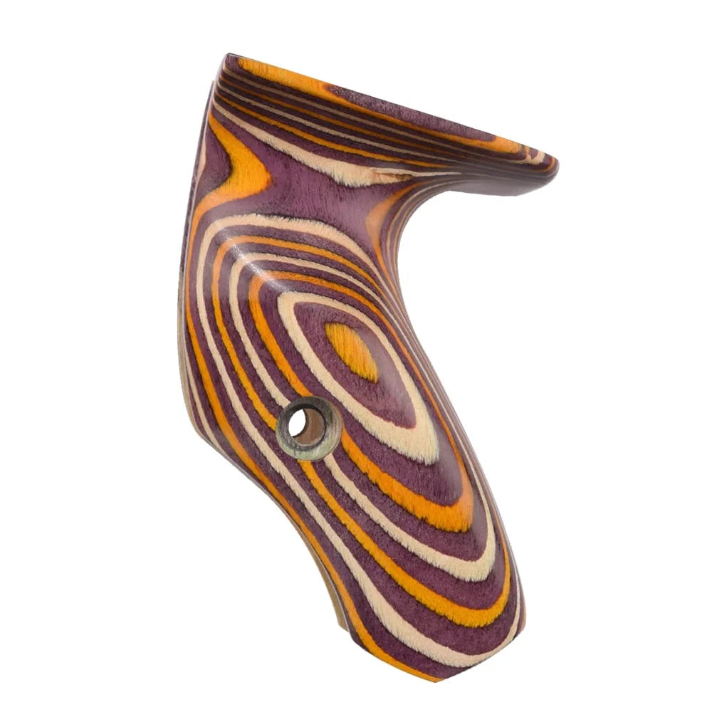 Wooden grip for 17" ILF recurve bow riser – ergonomic handle for left or right hand use