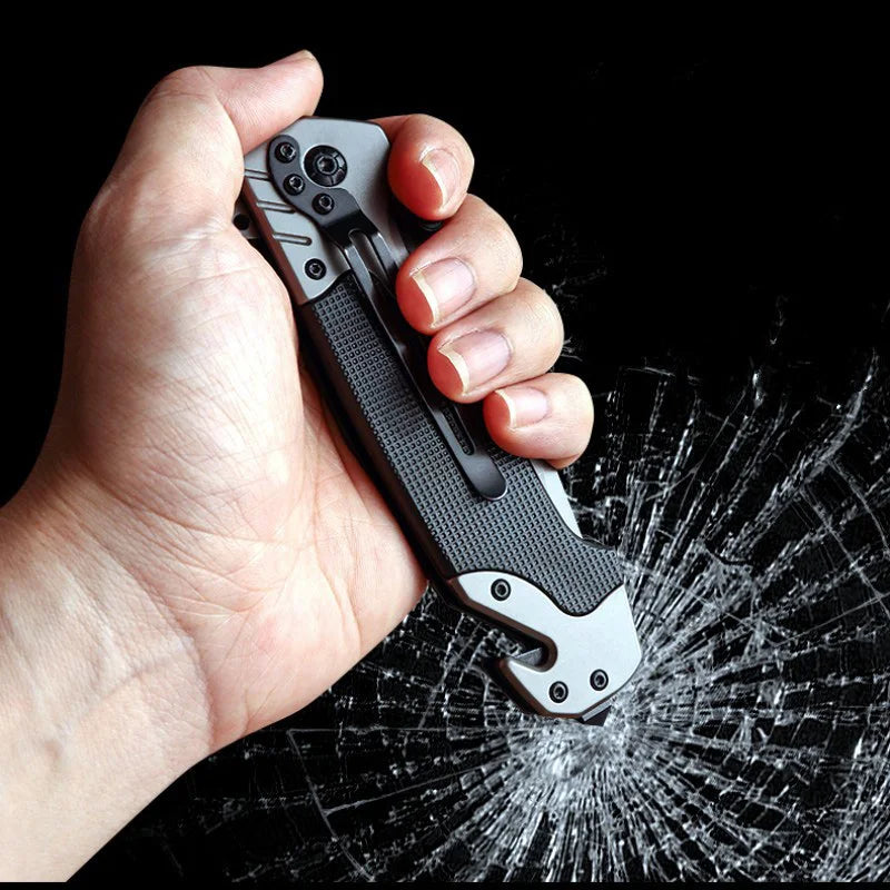 Tactical Survival Knife – G10 Camping Folding Knife