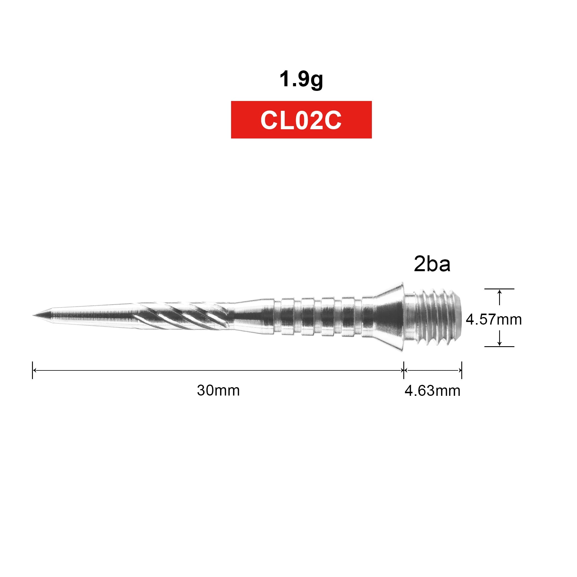 Steel Dart Tips – 3-Pack Converter Points Adapter for Soft Tip Darts