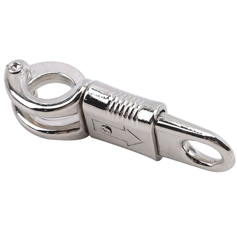 Horse Panic Clip Buckle 10cm Zinc Alloy Quick Release Terror Hook Snap for Equestrian Sports