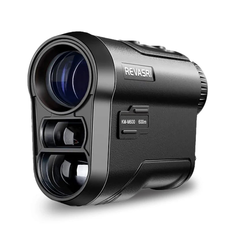 600M Golf Laser Rangefinder with Slope Compensation, Flagpole Lock & Vibration - USB Rechargeable