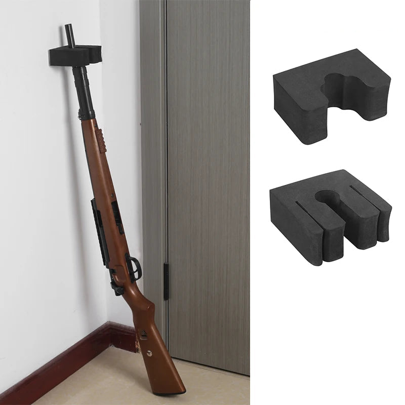 Foam Gun Rack Wall Mount – Rifle & Shotgun Holder for Secure Storage