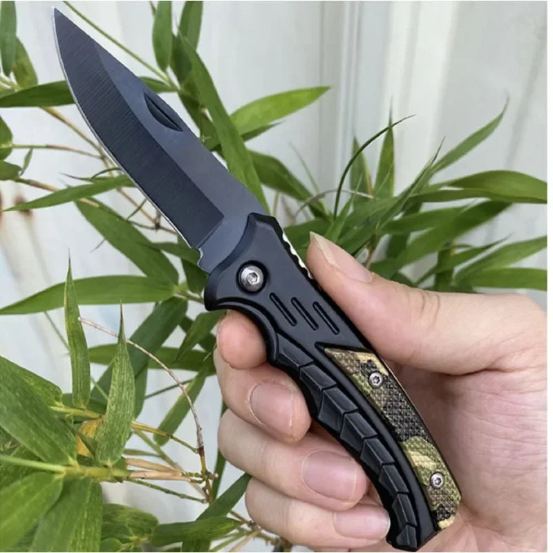 Stainless Steel Survival Knife – Folding EDC Outdoor Camping Tool