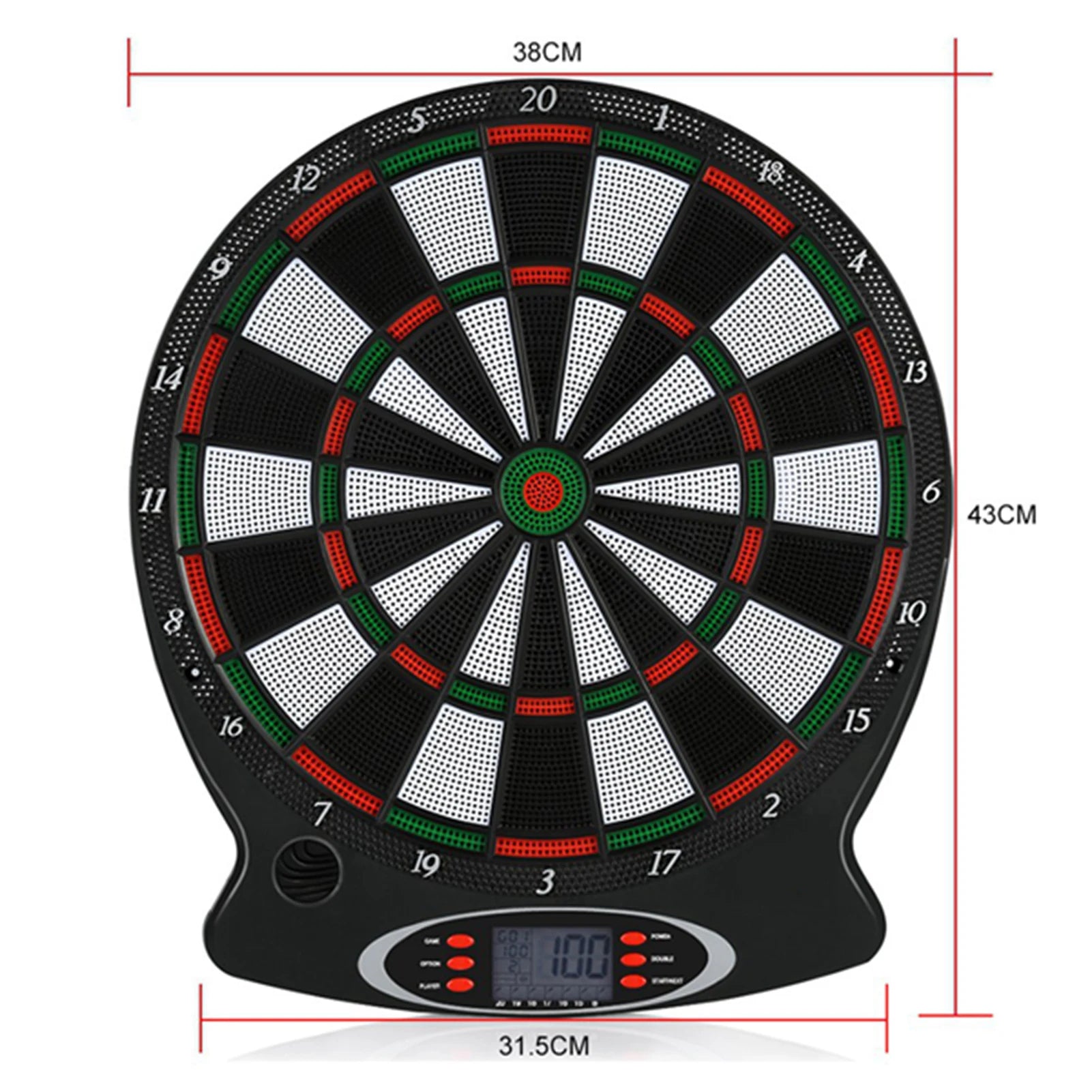 Electronic Hanging Dartboard with LCD Display – Professional Dart Game Set