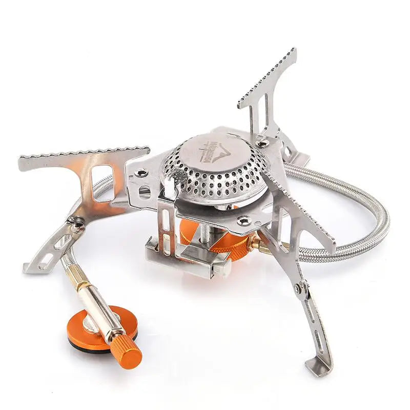Camping Gas Stove Split Burner – Portable High-Altitude Outdoor Cooking Furnace