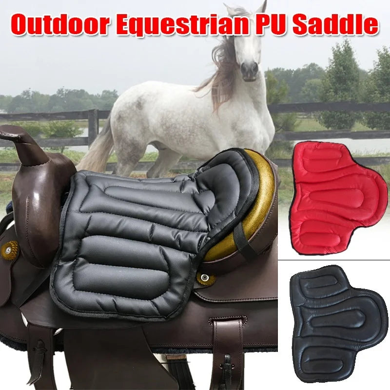 Memory Foam Horse Saddle Pad for Western Riding Comfort and Support
