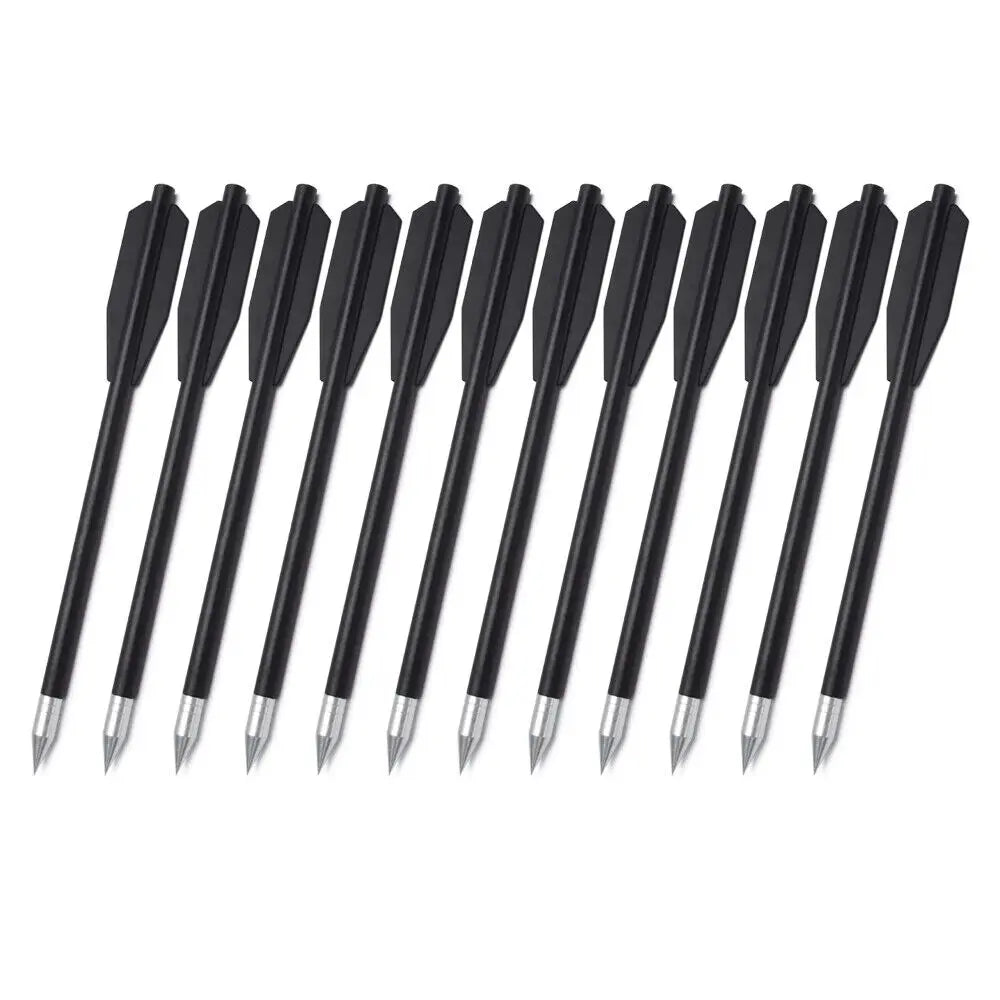 60pcs 6.3" Crossbow Bolts – PVC Mini Crossbow Arrows for 50–80lb