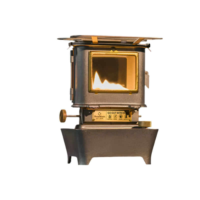 Oil Lamp Stove for Camping with Retro Lantern Design and Kerosene Burner