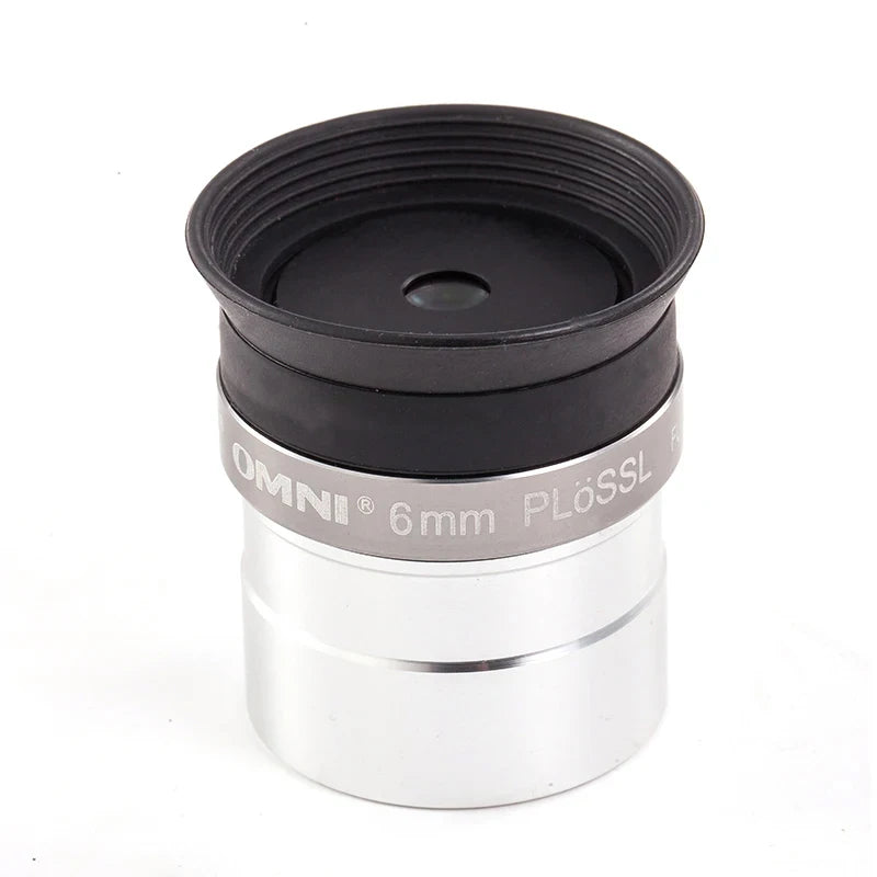 1.25" Plossl Telescope Eyepiece – 4mm to 40mm Focal Lengths, 52° Field of View
