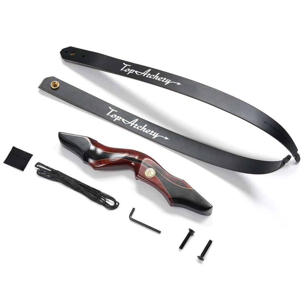 60" Take-Down Recurve Bow for Left-Handed Archers 20–50lbs Draw Weight