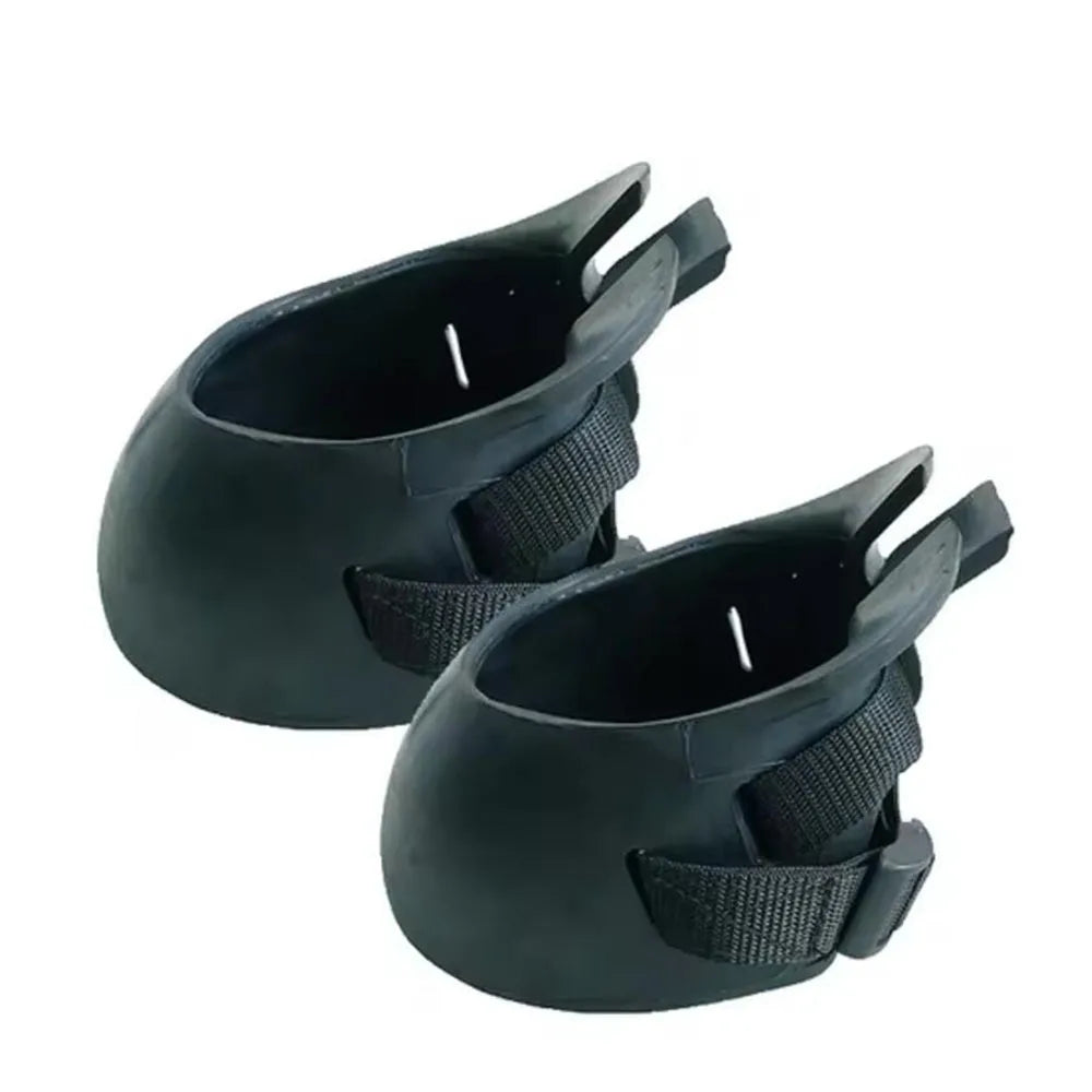 Rubber Horse Hoof Boots, Protects Injured Hooves, Non-Slip & Durable, Equine Foot Protector
