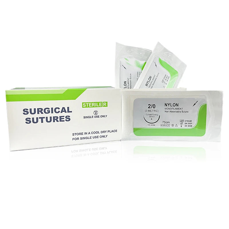 Non-Absorbable Suture Nylon Silk Polypropylene Polyester Monofilament for Teaching Exercises