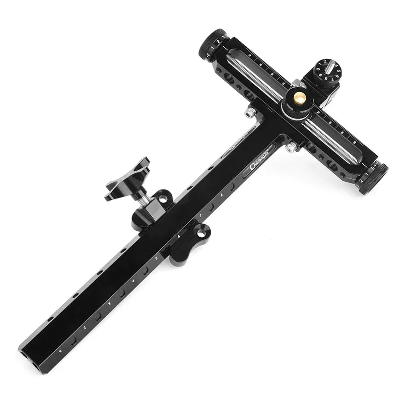 Recurve bow sight – adjustable 1-pin aluminium sight for target and field archery