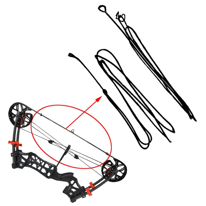 Compound bow replacement string for M109E/M131/M183 models – durable archery spare