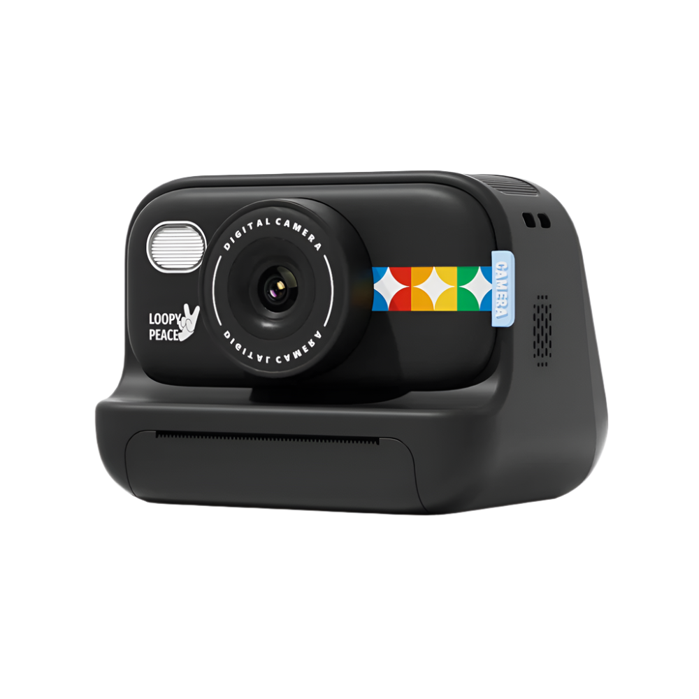 Instant Print Camera for Kids with 1080P Video and Thermal Paper Printing