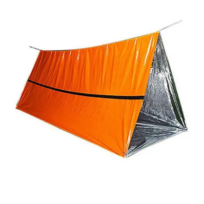 Emergency Shelter Tent and Sleeping Bag Kit for Survival and Outdoor Use