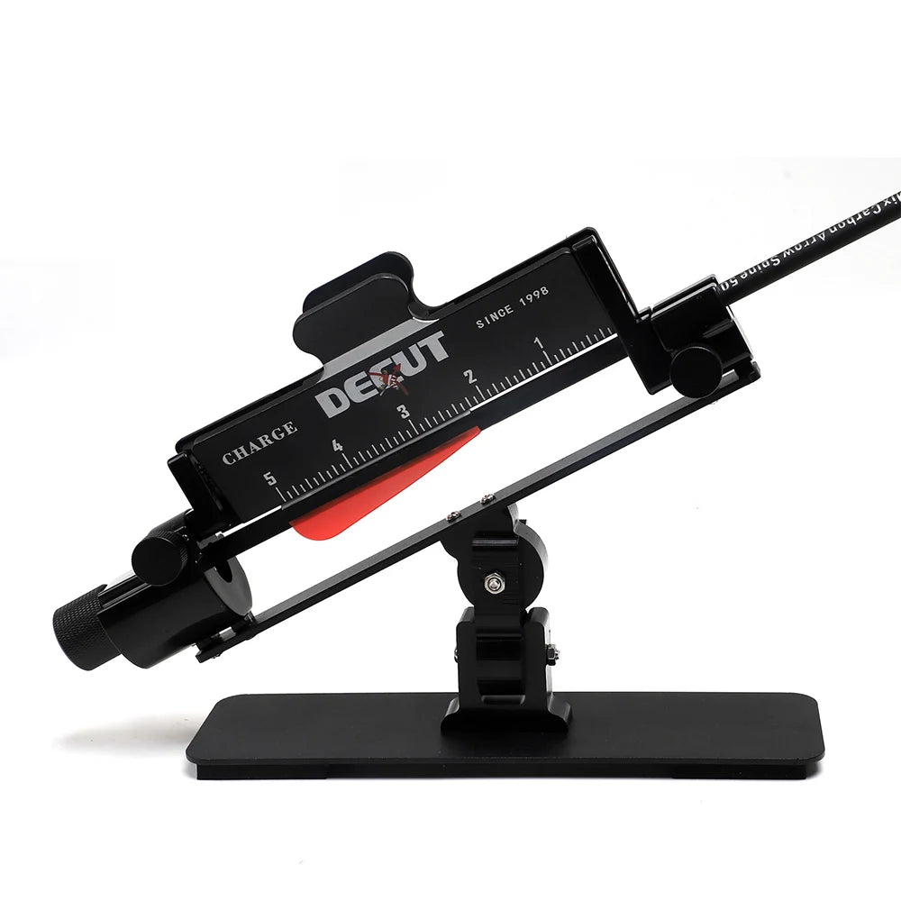 Arrow Fletching Jig with Adjustable Angles for Precision Feather Bonding