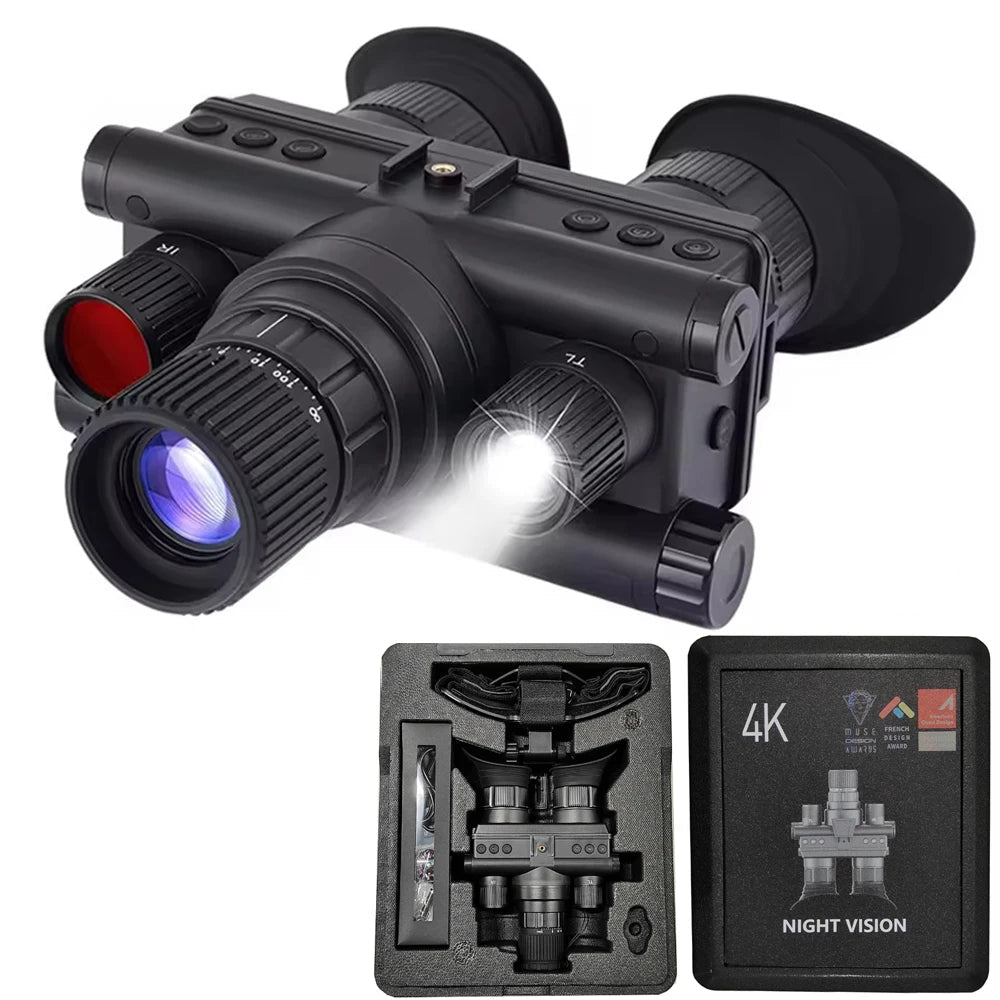 Digital Night Vision Monocular 4K Infrared Telescope with 40MP Camera & 600m Range