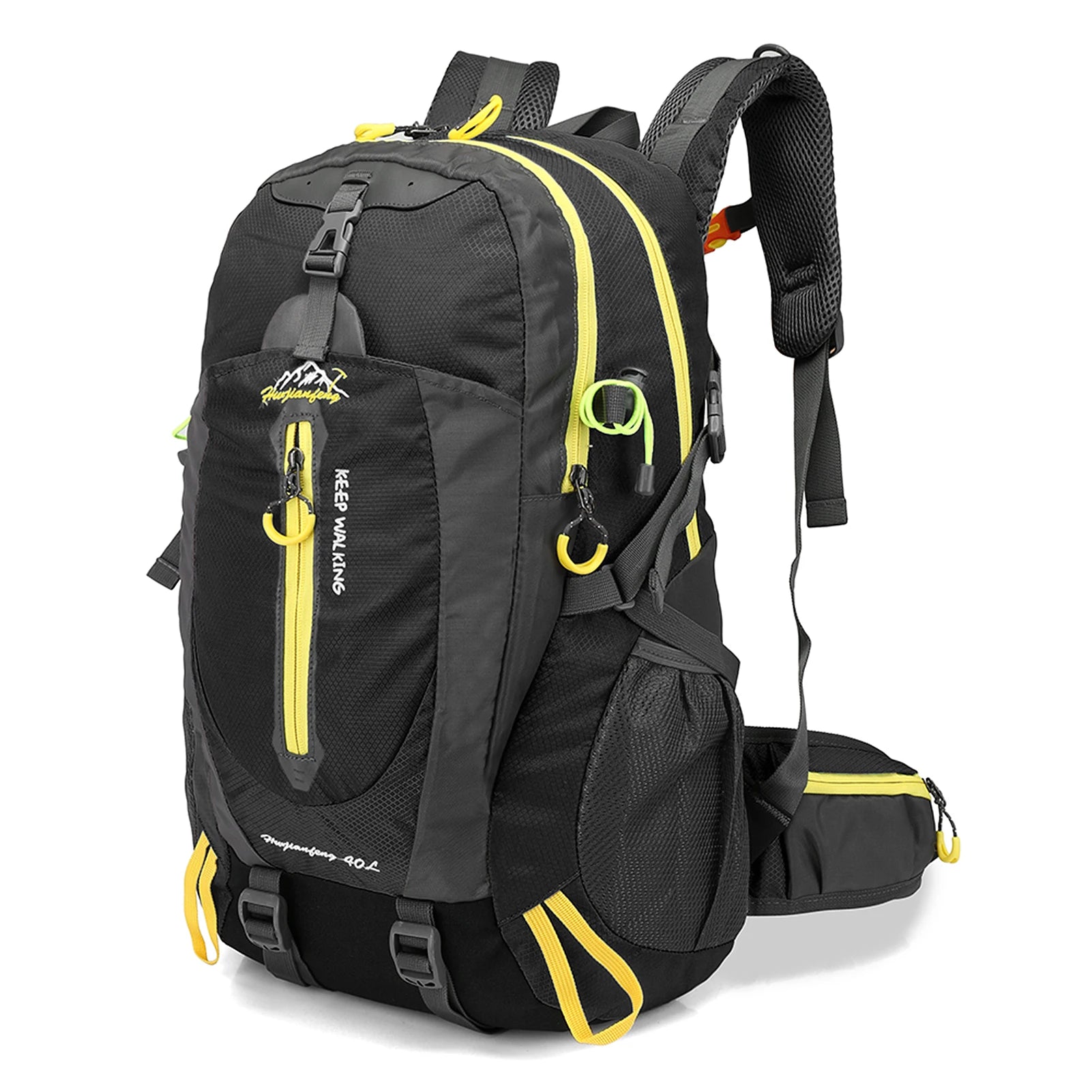 40L Water Resistant Hiking Backpack for Camping, Trekking and Travel
