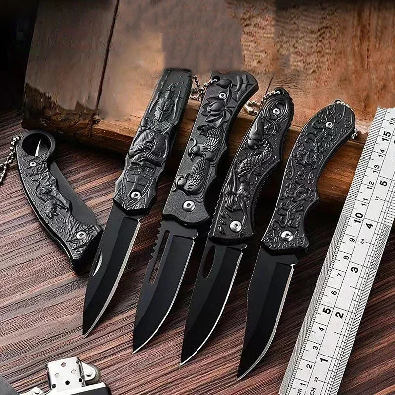 Portable Folding Pocket Knife – Keychain Travel Tool for Camping & Gifts