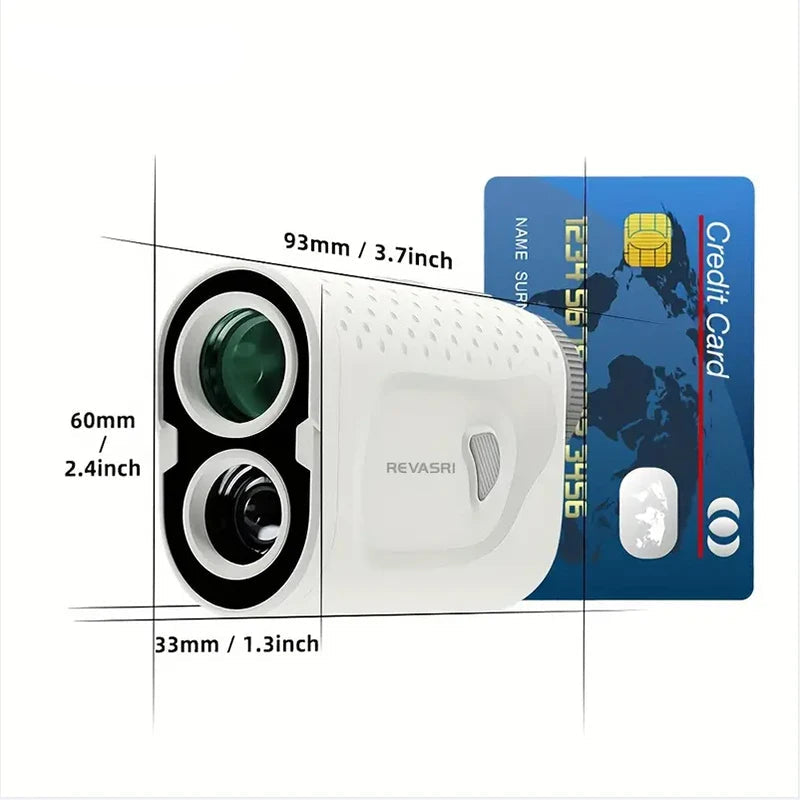 1000 Yard Golf Rangefinder with Slope, Flag Lock, Vibration, and Magnet Mount