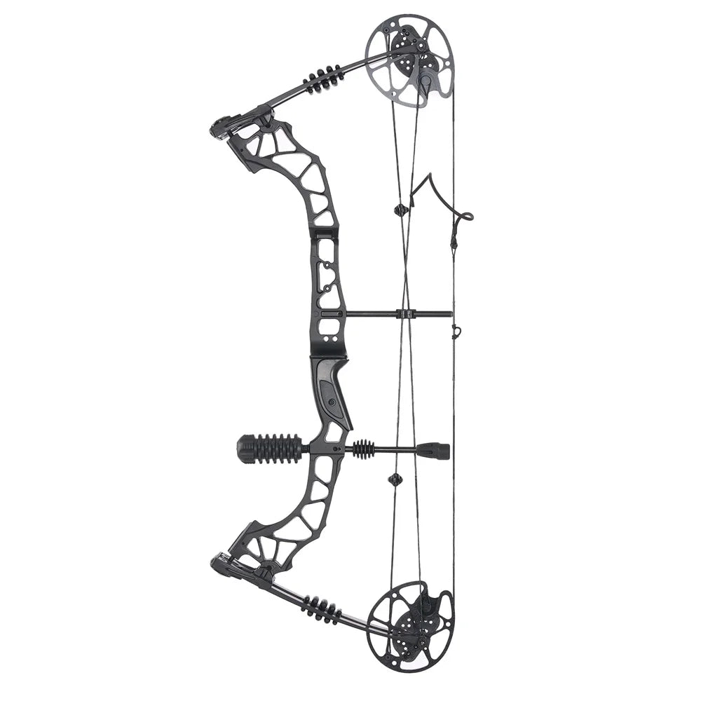 Adjustable 30–60lb Compound Bow with Sight & Stabiliser for Hunting