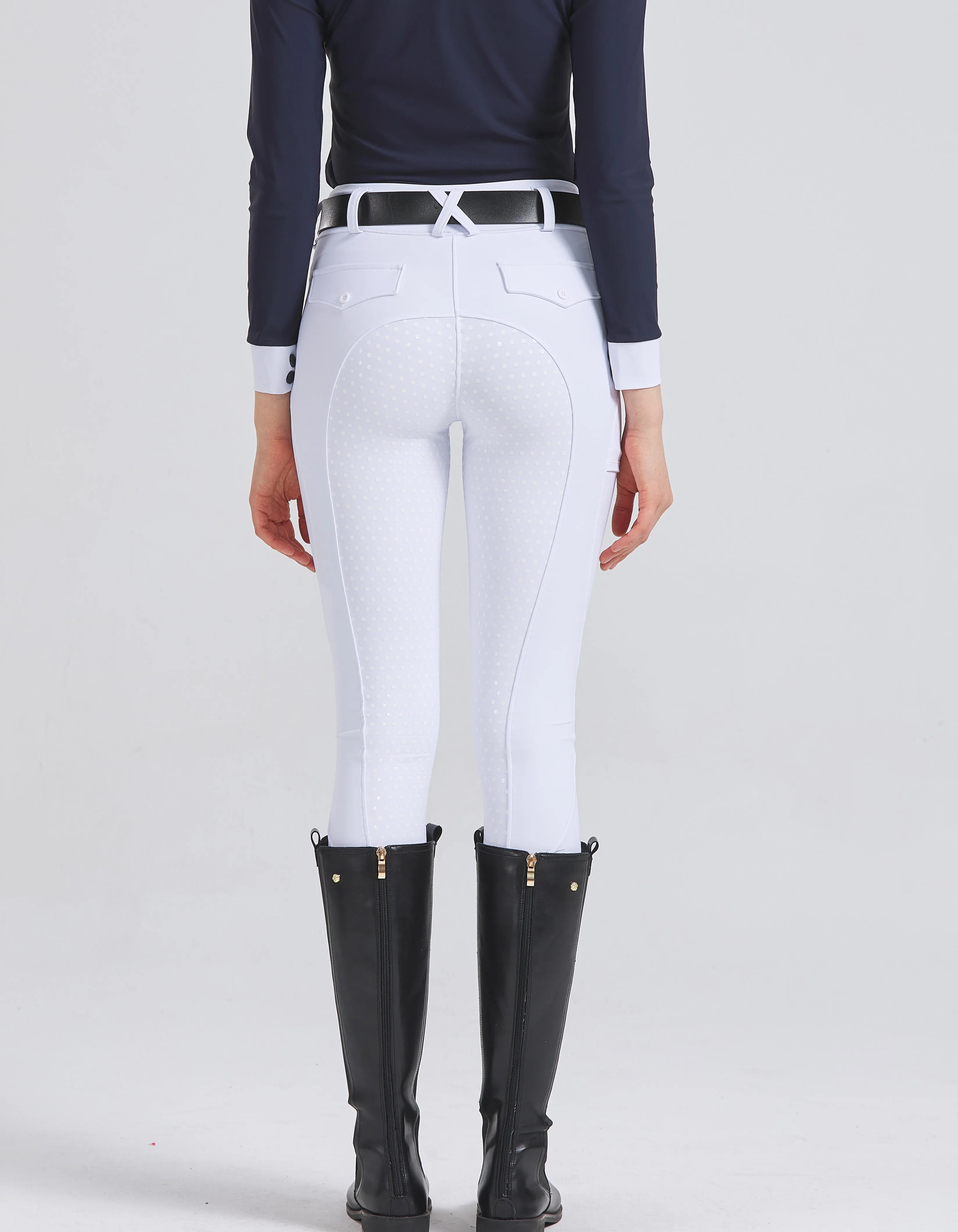 Women's Professional Silicone Grip Riding Pants – Quick-Dry, Tight-Fit Equestrian Sportswear